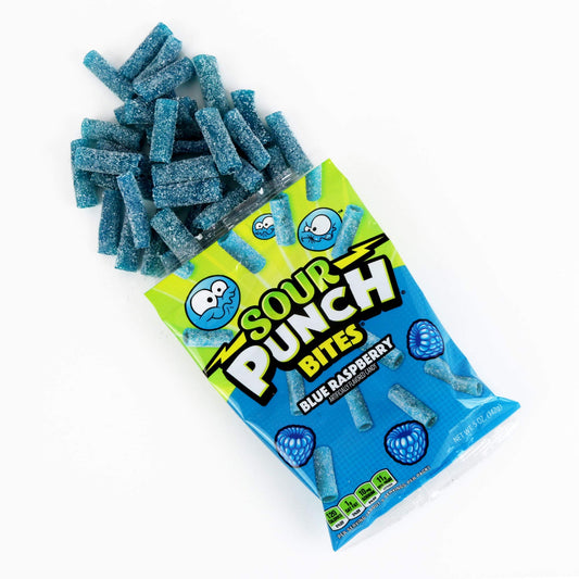 Sour Punch Bites Blue Rasberry