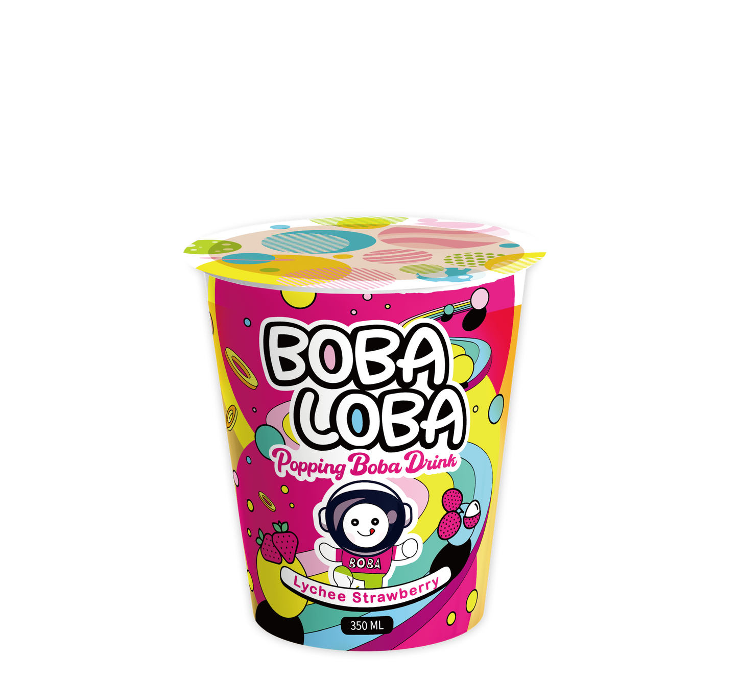 Boba Loba Strawberry Lychee